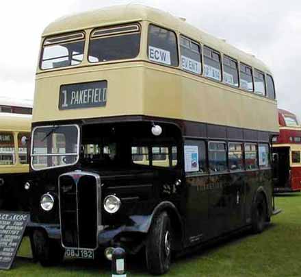 ECW bodied AEC Regent III of Lowestoft Corporation